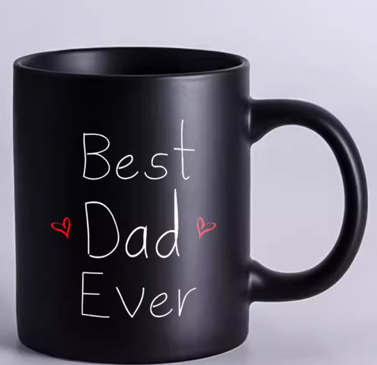 Best Dad Ever Mug Black
