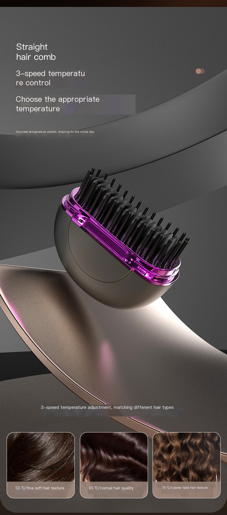 FlexStyle USB Ceramic Hair Straightener & Curler