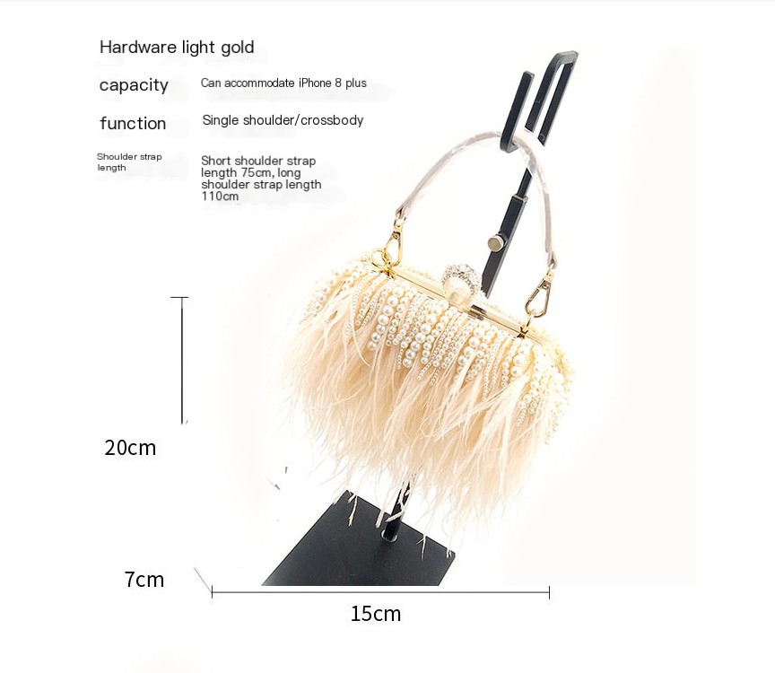 Ostrich Hair Bag 1