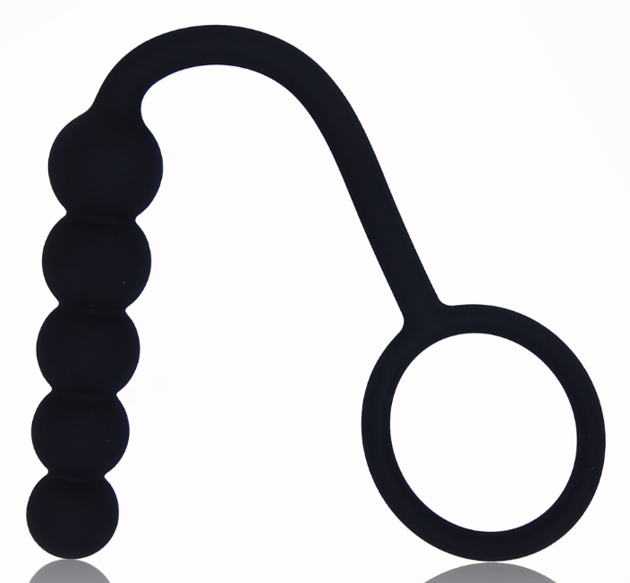 Silicone Beaded Anal Plug Image 1