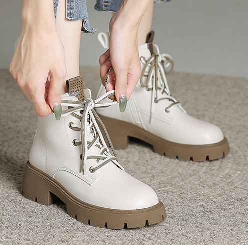 Lace-Up Design Boots