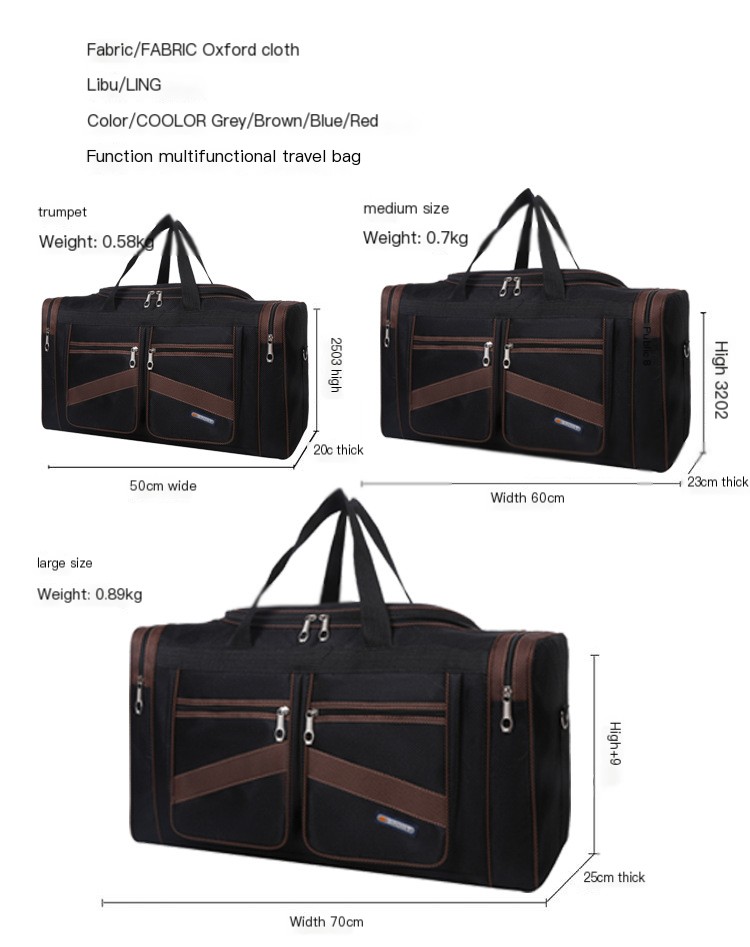 Foldable Large Capacity Tote Travel Bag