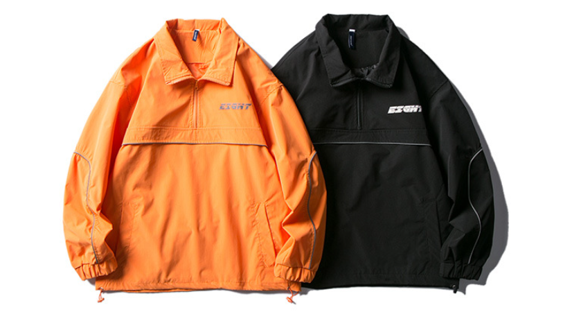 Reflective Half Zipper Jacket - Image 3