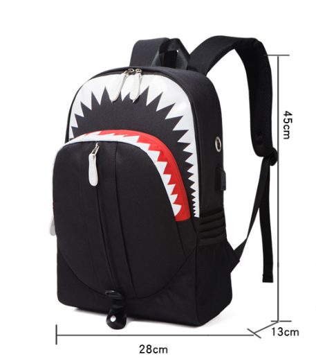 Shark USB Backpack Front View