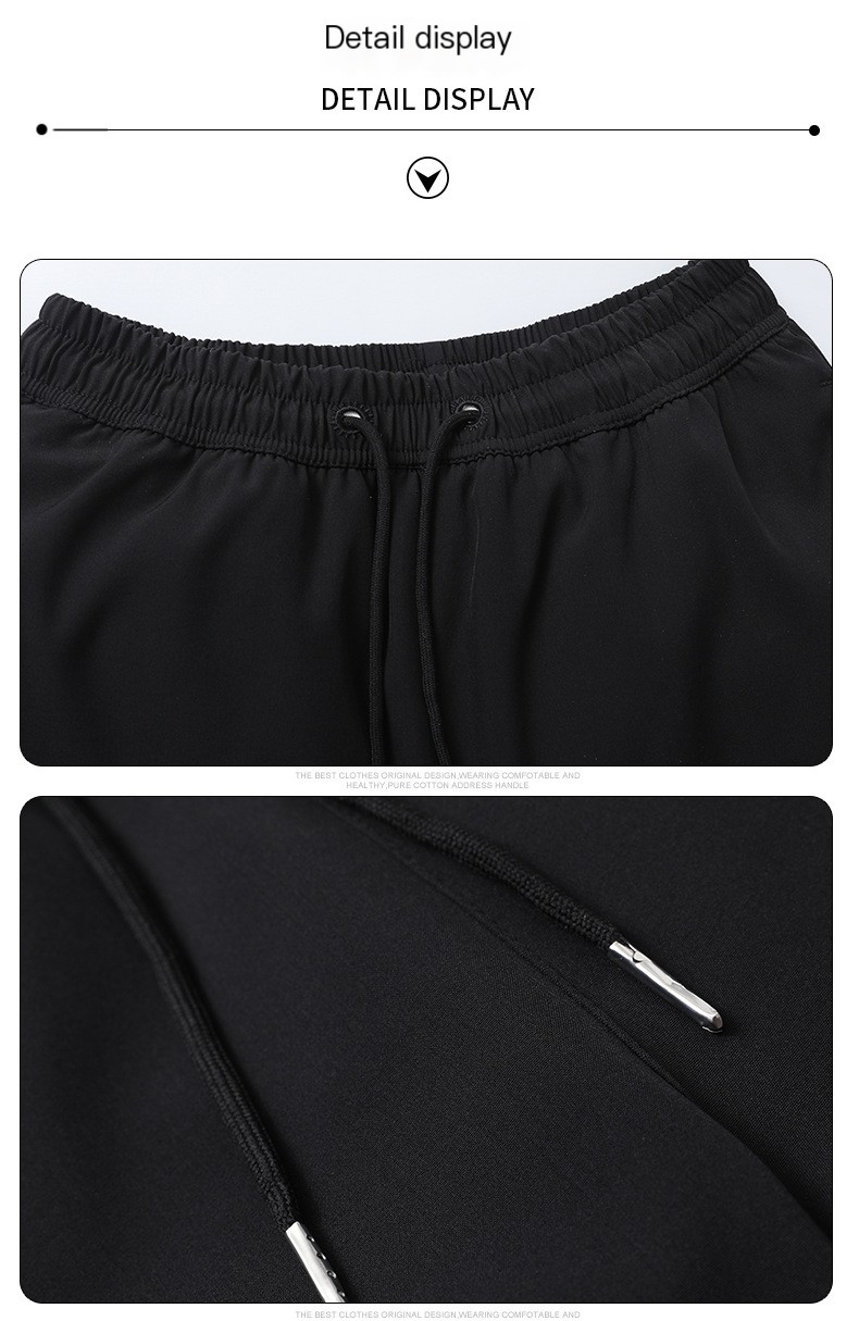 New plus size cashmere pants men's winter warm casual thickened fleece-lined sports pants windproof middle-aged straight pants