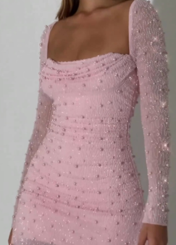 Model wearing the dress