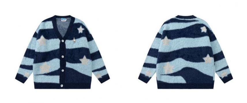 Y2K Preppy Cardigan Image 2