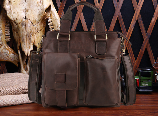 Men's Business Hand Bag Chocolate