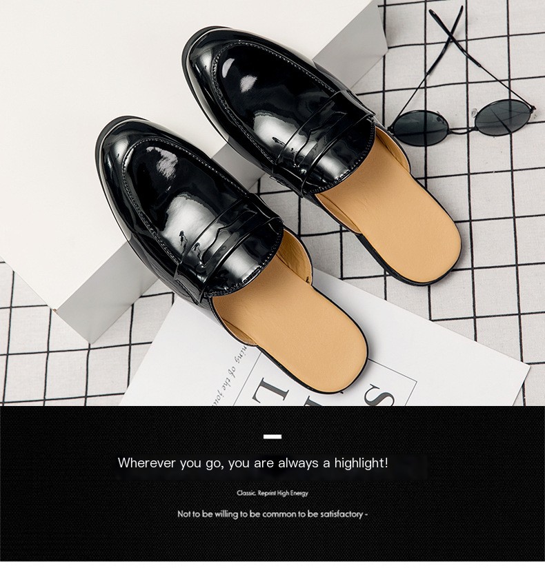 Closed Toe Half Support Leather Shoes - Image 2