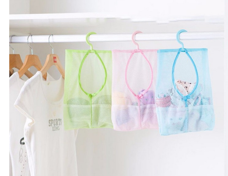 Pink Hanging Storage Mesh Bag