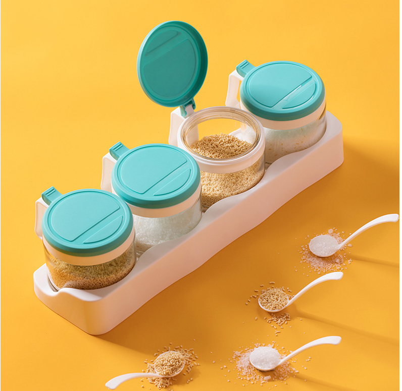 Round Glass Spice Bottles