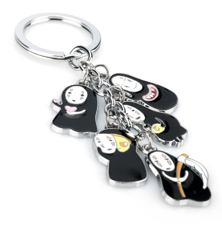 Kawaii Ghibli Cat Keychain 3