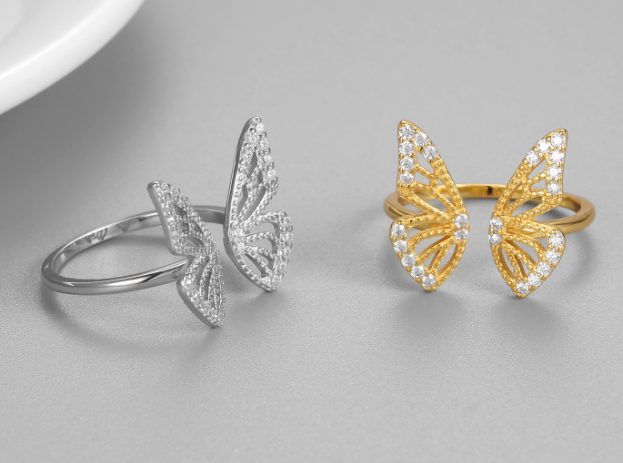 Butterfly Ring Detail