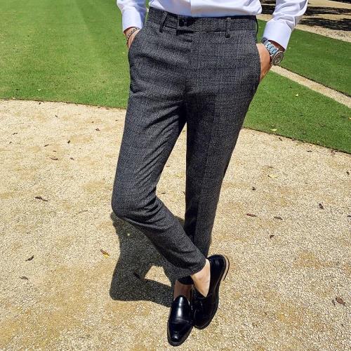 Men's British Style Formal Pants Image 2