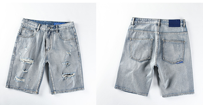 Light Blue Jeans Shorts