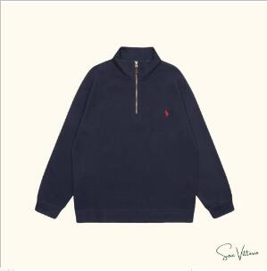 Half high-neck zipper hoodie image 2