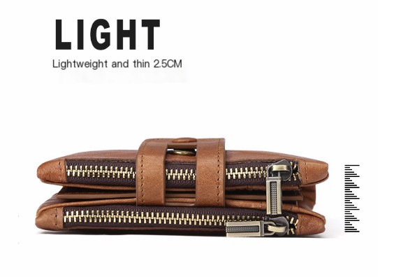 Casual Fashion RFID Leather Wallet 3