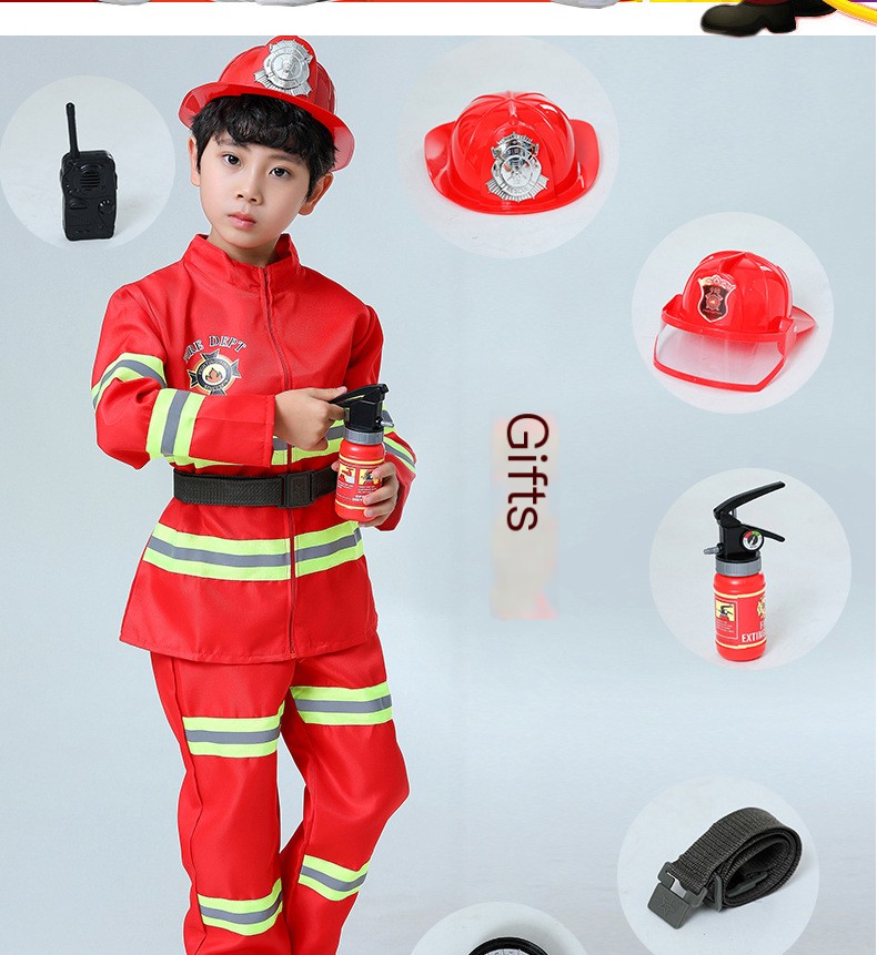 Firefighter Costume Set 6