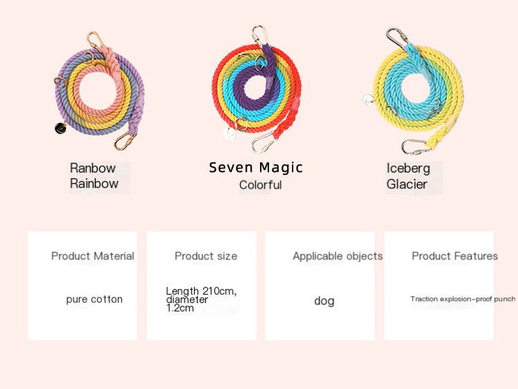 Color Pet Traction Gradient Rainbow