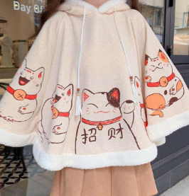 Lucky Cat Hoodie