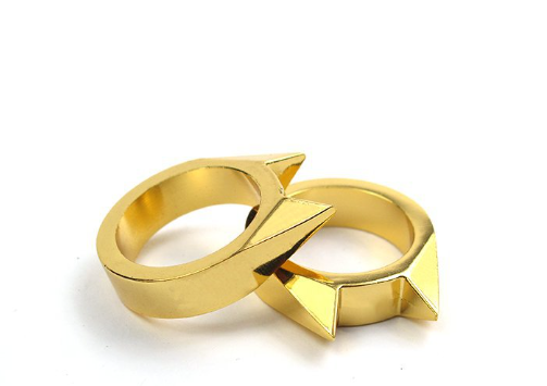 Cat Ear Single Finger Ring Silver