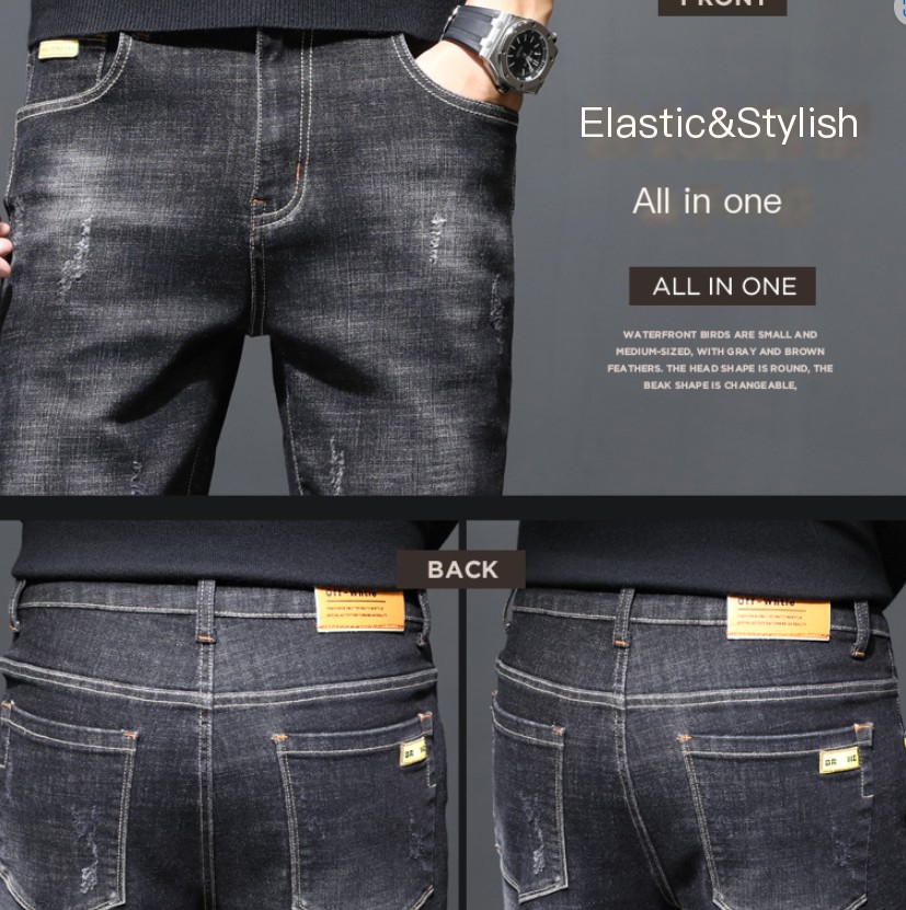 Men's Slim Fit Jeans Image 2