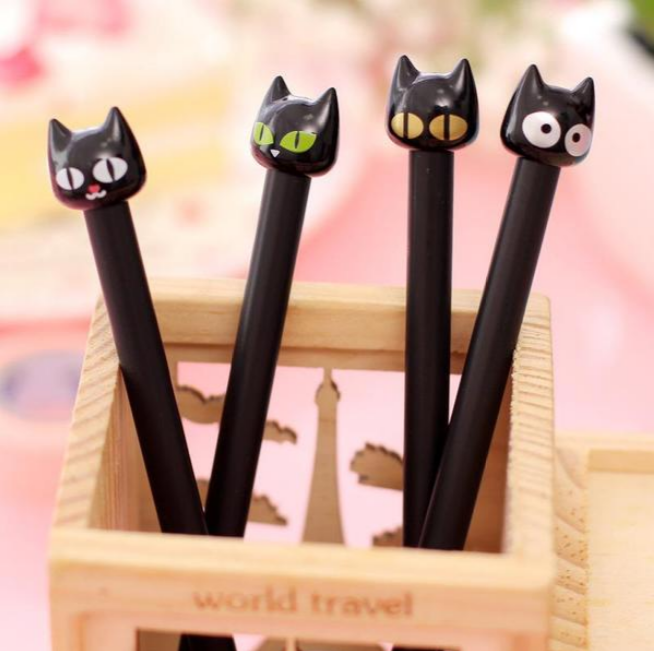 Cat-Themed Gel Pen Image 1