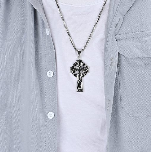Titanium Steel Cross Pendant 2