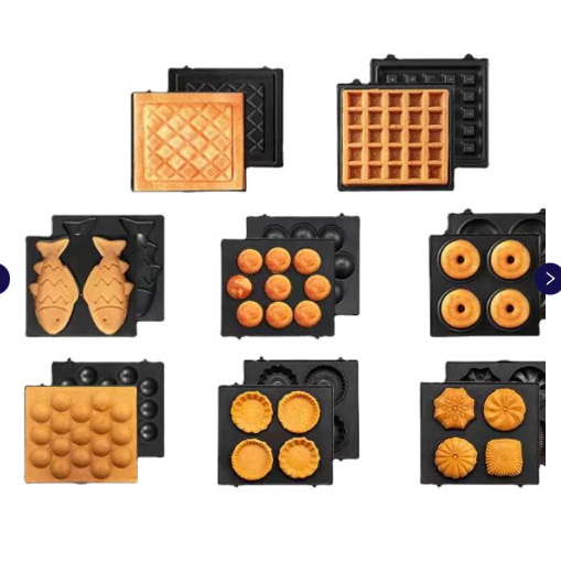 Fully automatic light food waffle maker sandwich breakfast machine