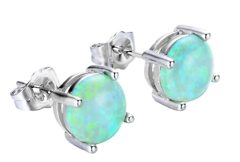 Elegant Design of Opal Earrings