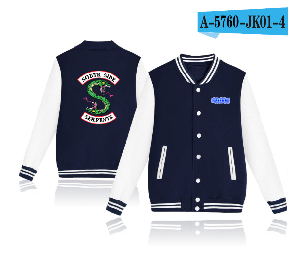 Cardigan Baseball Jacket Image 4