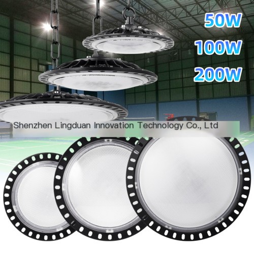 Cross-border dedicated DOB solution UFO mining lamp highlight energy-saving LED lamp beads ceiling lamp high shed lamp wholesale source image