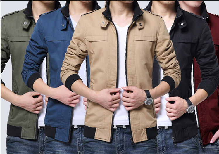 Casual Men's Jacket Black