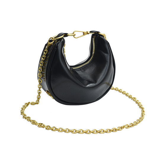 Chain Large Capacity Crescent Bag - Image 4