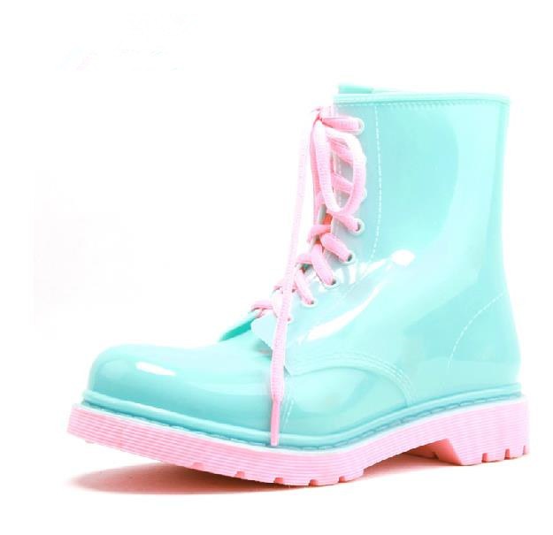 Transparent Glitter Rain Boots 1