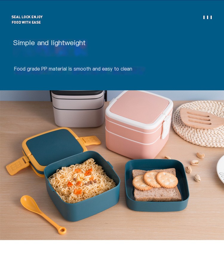 Double-Layer Lunch Box