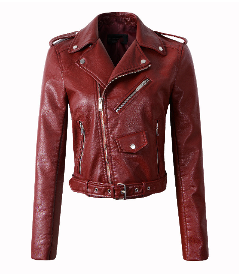 Hooded Leather Jacket