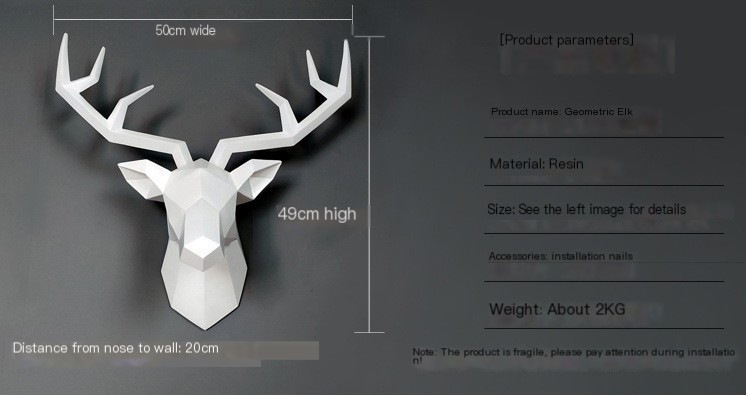 Deer Head Wall Decor