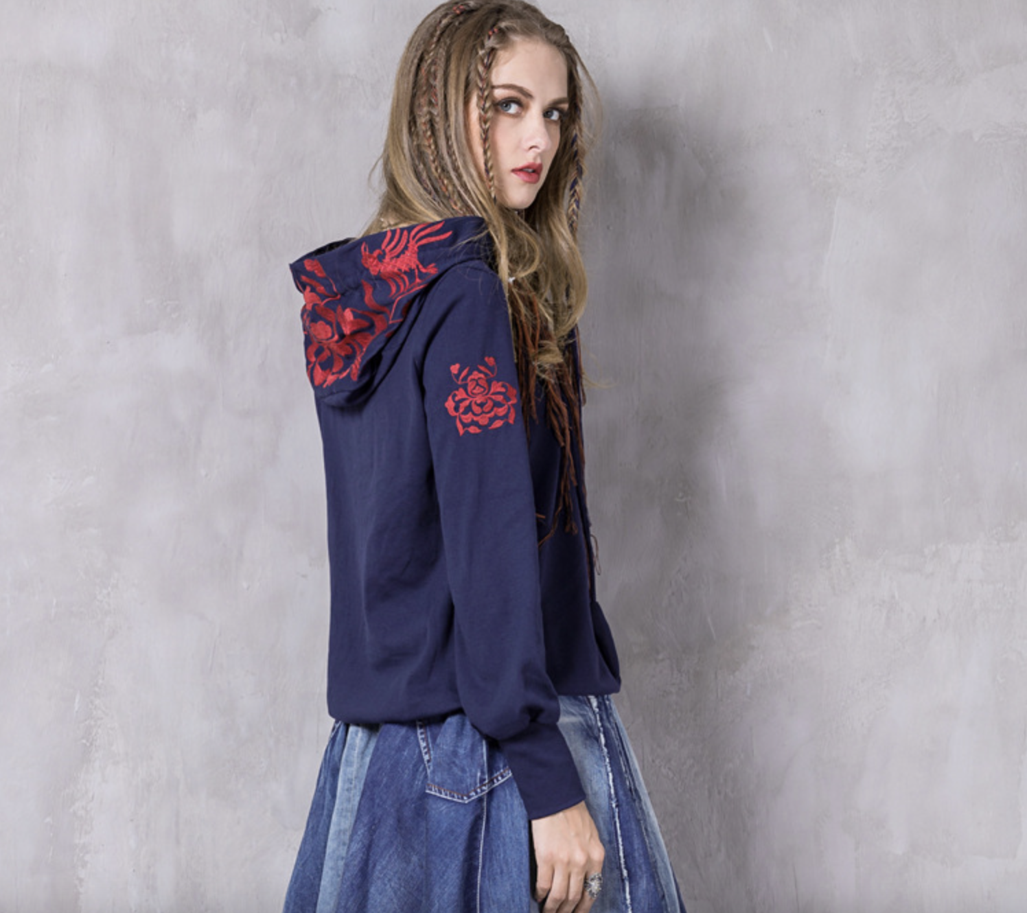 Hooded Knit Sweater Image 6