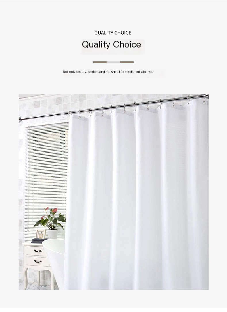 Shower Curtain in Use