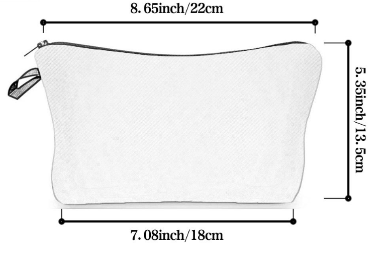 Cartoon Ladies Nurse Printed Cosmetic Bag 5