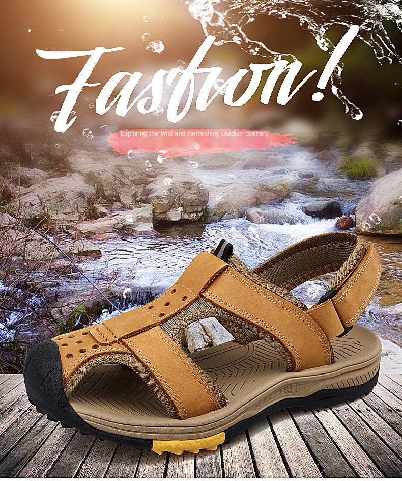 Hélio Leather Sandals Image 1