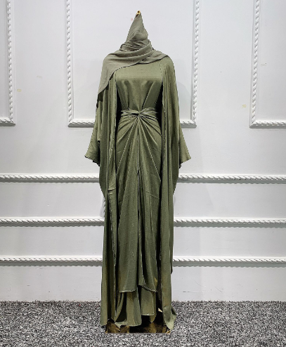 3Pcs Abaya Set Image 2