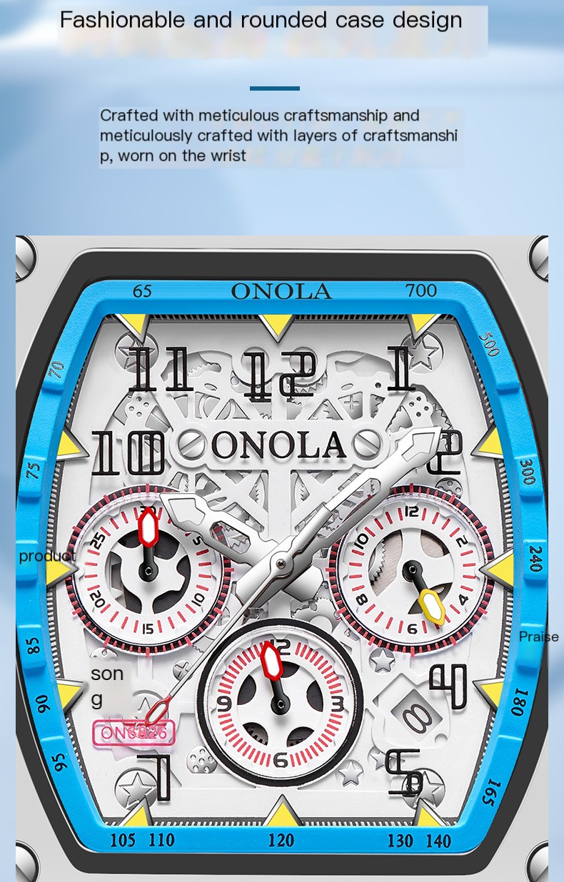 Watch with onion crown