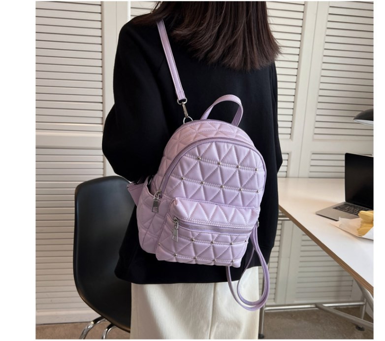 Double Shoulder Bag White