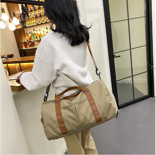 Khaki Travel Luggage Bag
