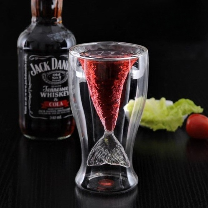 Double Layer Glass Whiskey Cup