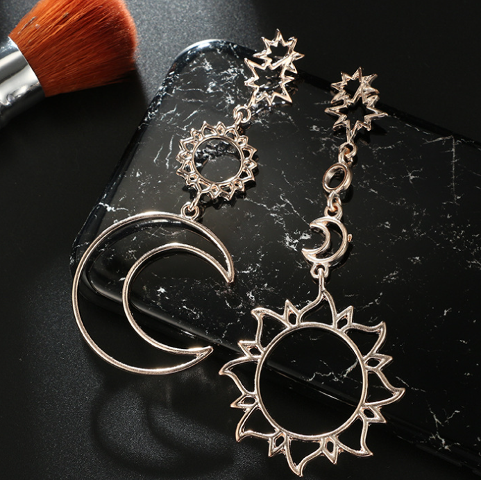 Sun and Moon Earrings 1