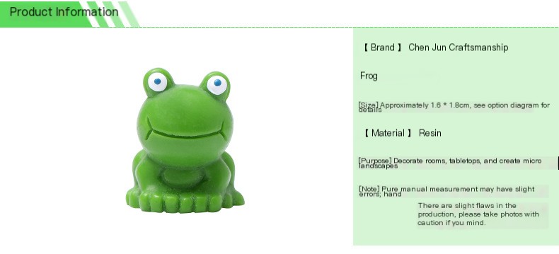 Resin Frog Figurine