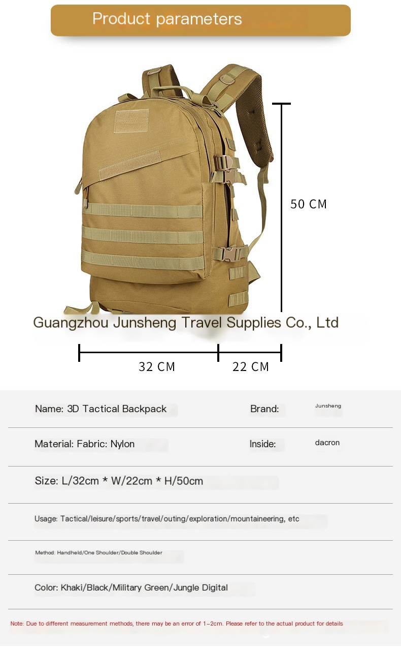 Outdoor Camouflage Backpack